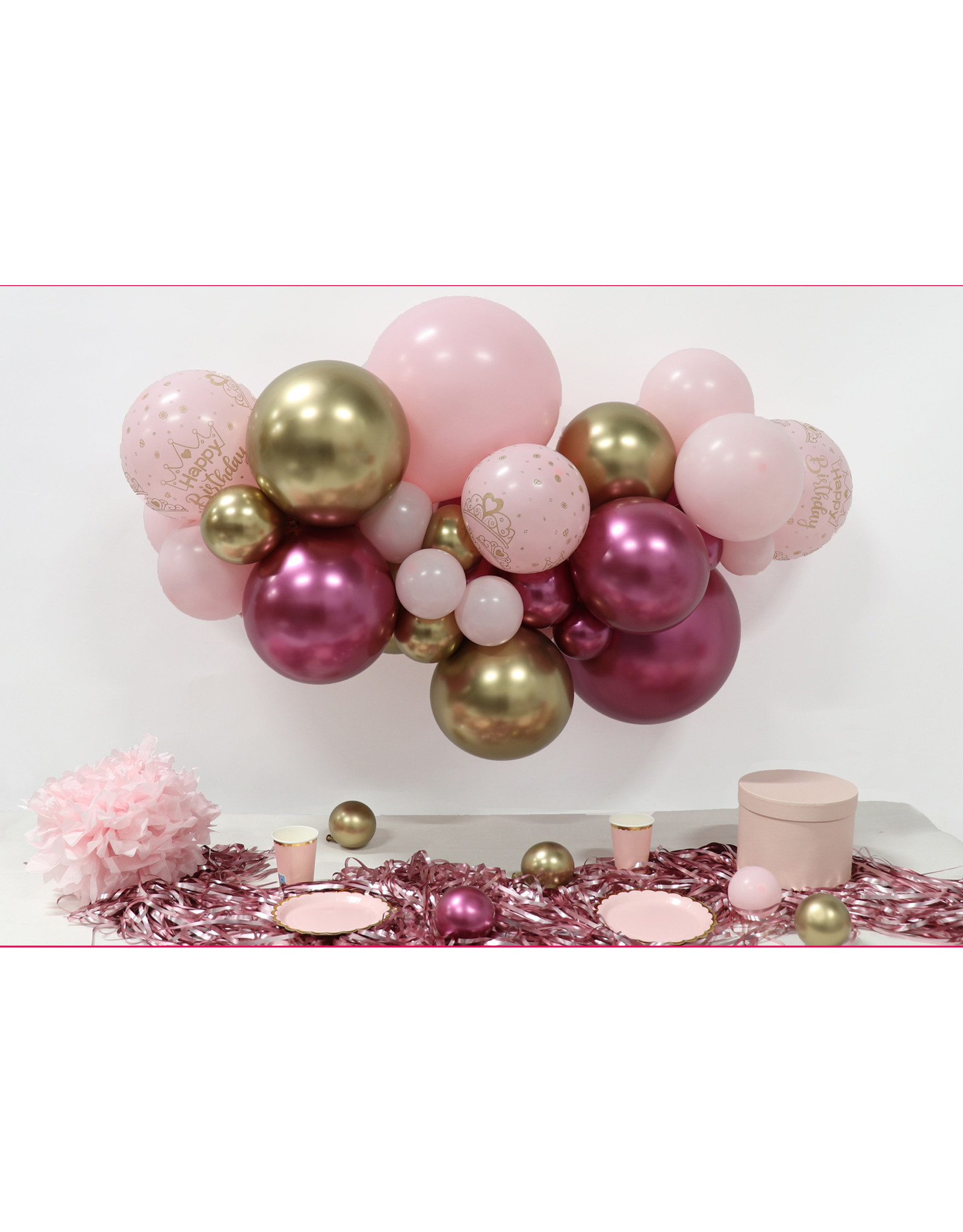 DIY ballonnenboog  Happy Birthday Princess