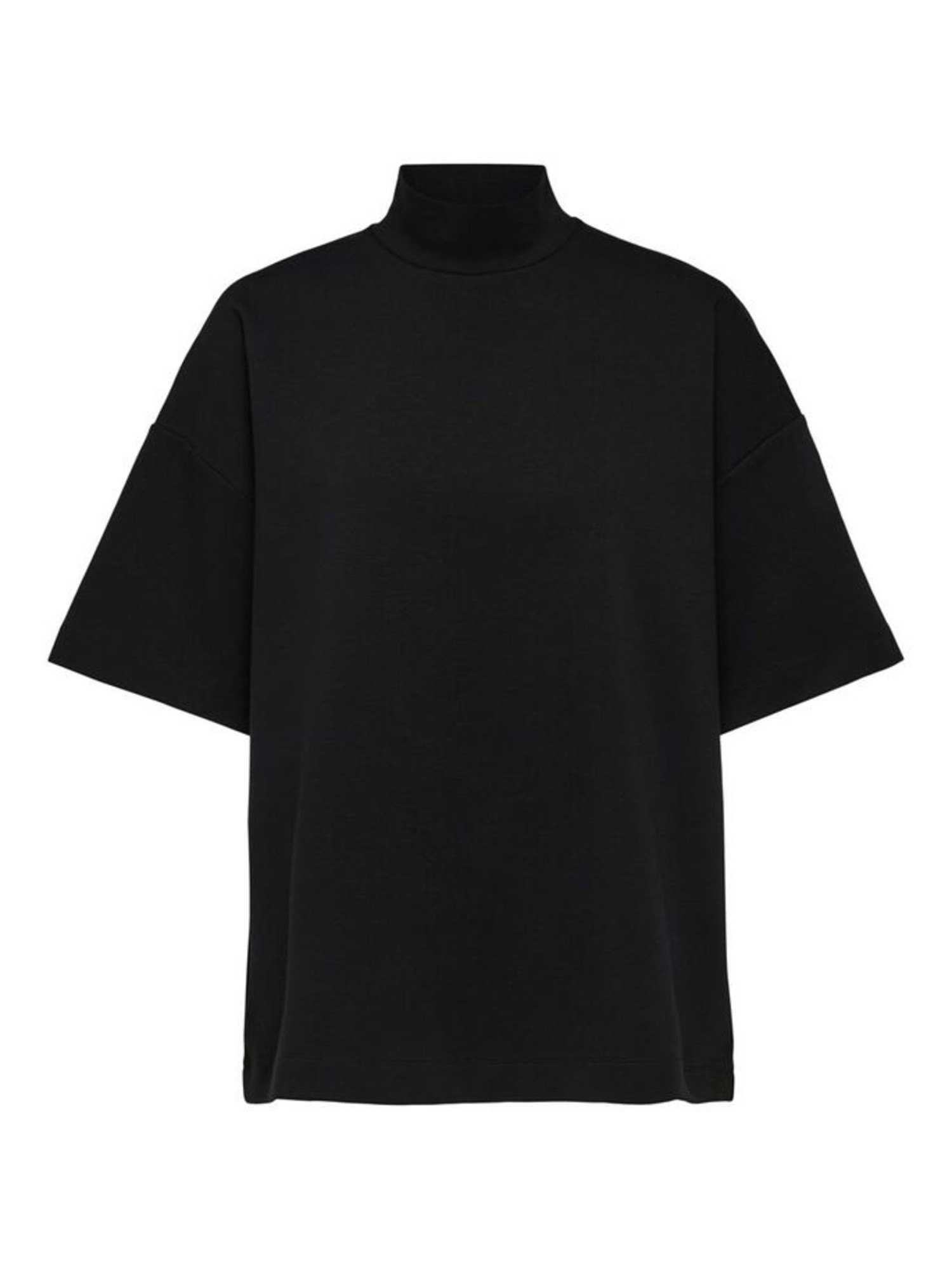 T-shirt - hoge hals - zwart - SLFGIDA - FAVORITES