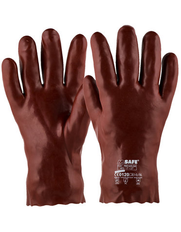 M-Safe PVC Premium Red 17-127 handschoen