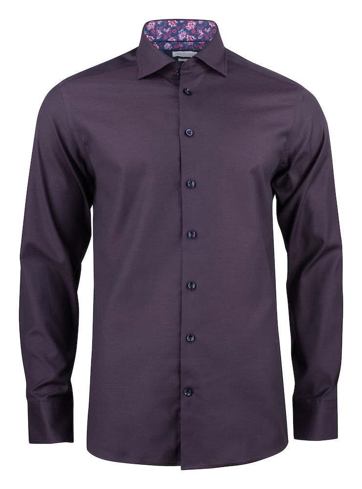 J. HARVEST & FROST PURPLE BOW 142 SLIM SHIRT