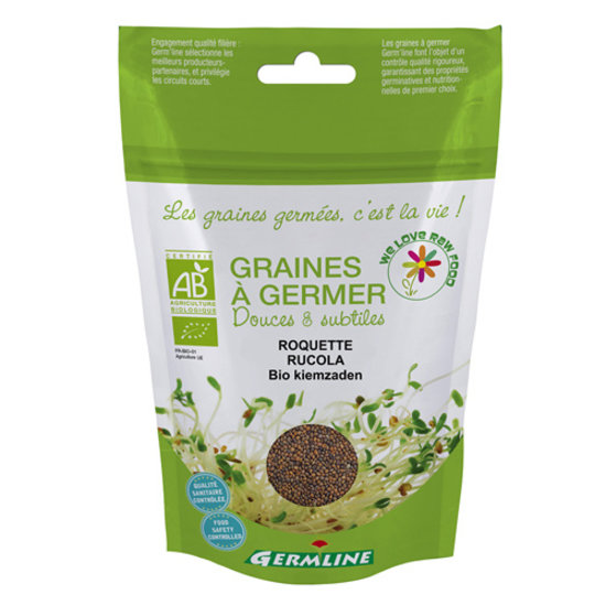 Germ'line Rocket Salad Organic Sprouts Seeds  Germ'line 100 gr