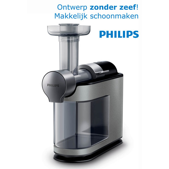Philips Philips Micro Slowjuicer HR1897/30 + 1 Gratis Sapfles