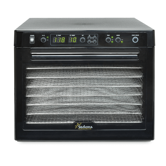 Sedona Sedona Droogoven (RVS trays) + 6 droogvellen