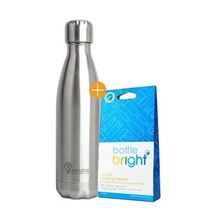 Made Sustained Knight Bottle 500ML + Gratis Bottle Bright Reinigingstabletten