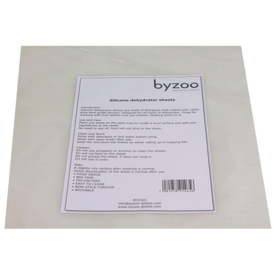 Byzoo Byzoo Voedseldroger Siliconen Droogvellen 40cm x 35 cm (3 Vellen)