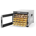 Hendi Hendi Voedseldroger Profi Line RVS 6  Trays + 6 Droogvellen