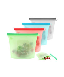 Byzoo Silicone Food Storage Bag 1000ml (Green)