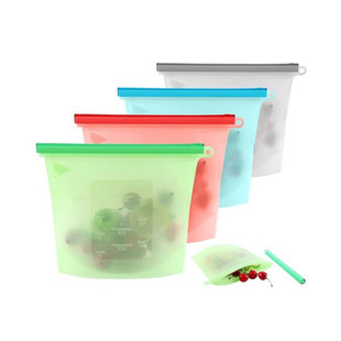 Byzoo Silicone Food Storage Bag 1000ml (Green)