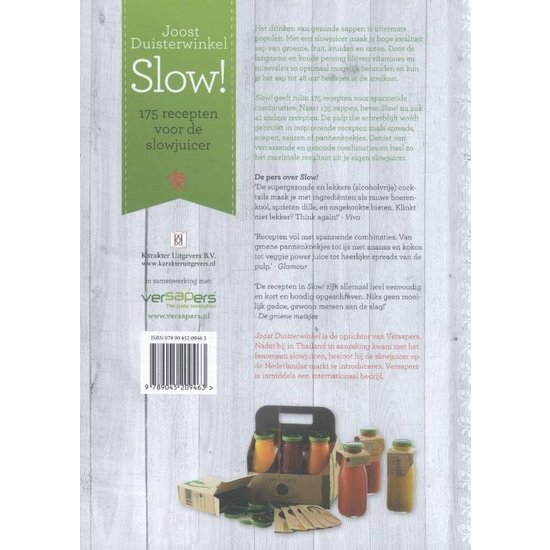 Slow! - 175 Recepten Voor de Slowjuicer