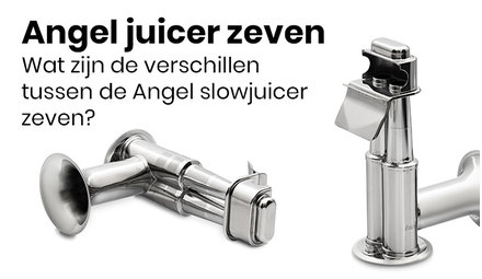 Different kinds of Angel Juicer strainers