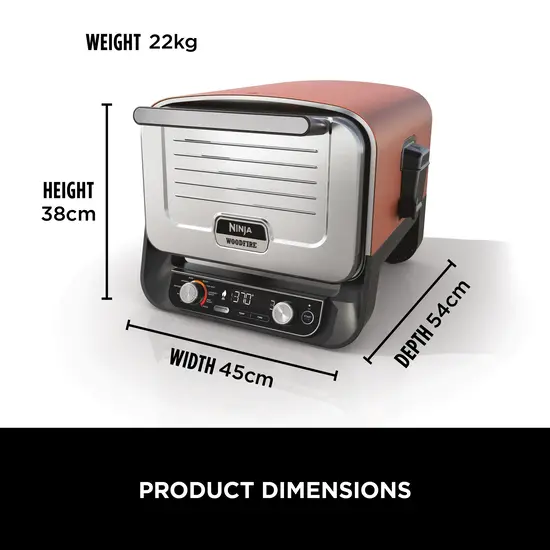 Ninja Ninja Woodfire Outdoor Pizza Oven & Smoker OO101EU