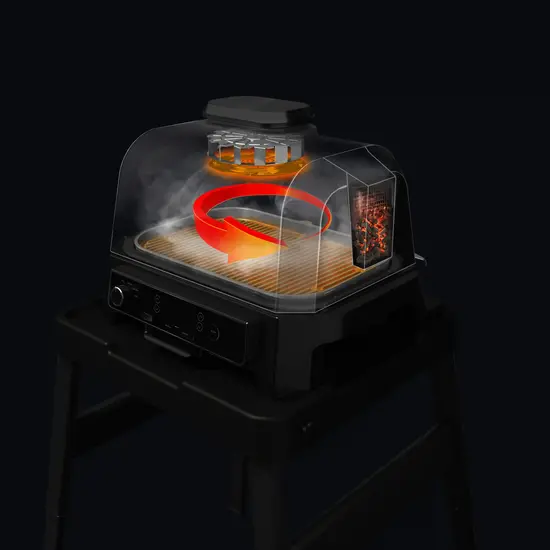 Ninja Ninja Woodfire - Elektrische BBQ - Grill en Smoker OG850EU