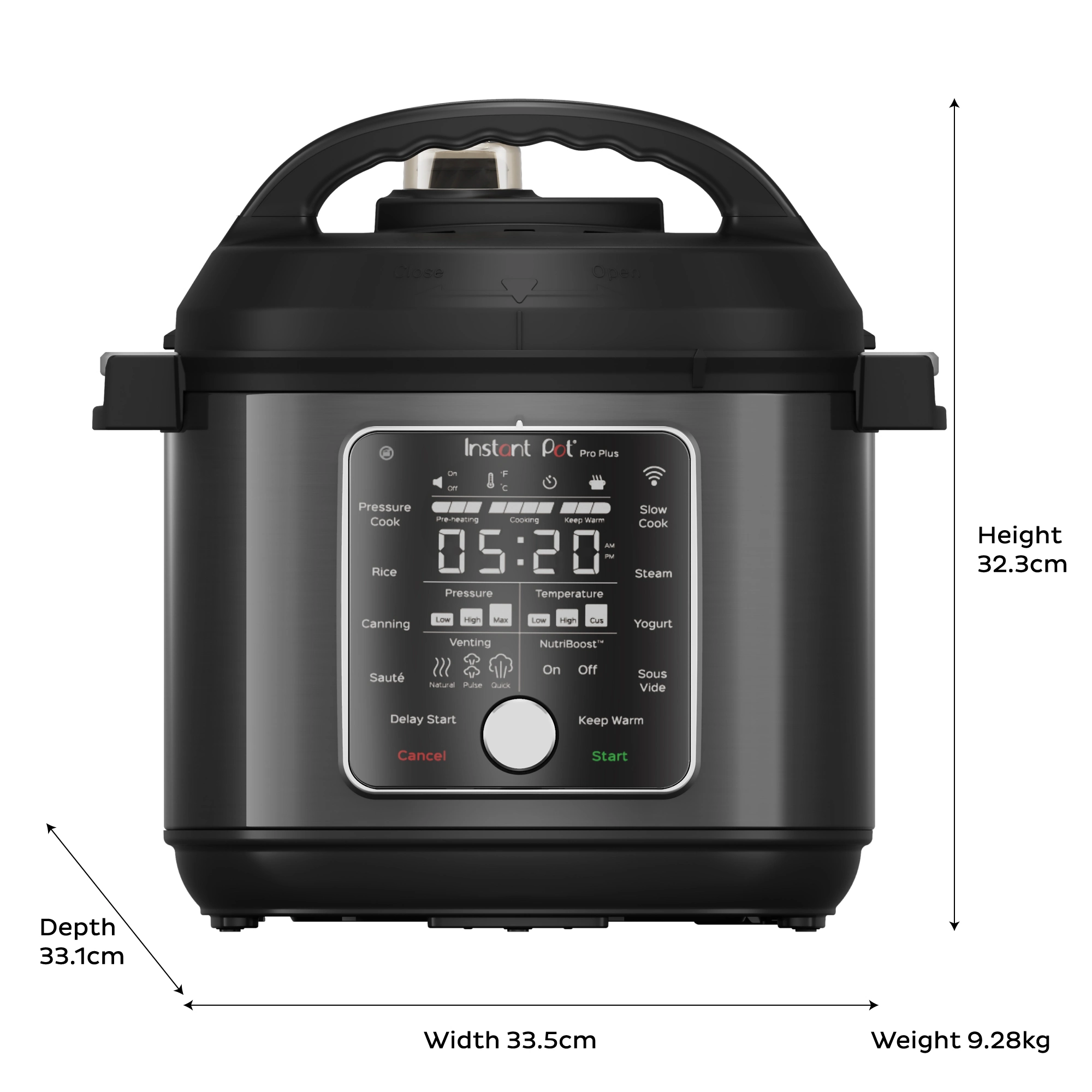 Instant pot watts used best sale
