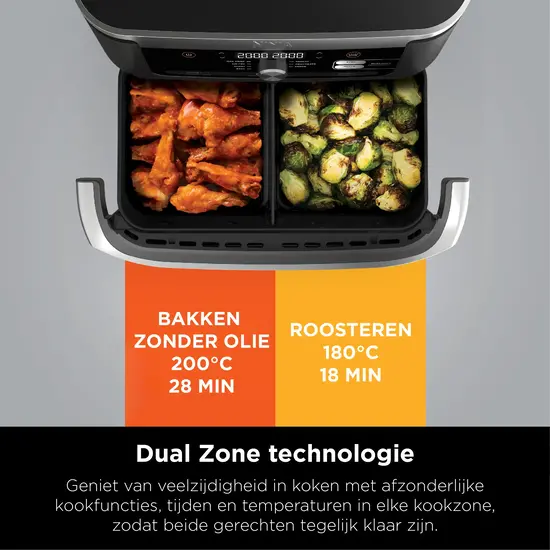 Ninja Ninja Foodi Dubbele Airfryer XXL AF500