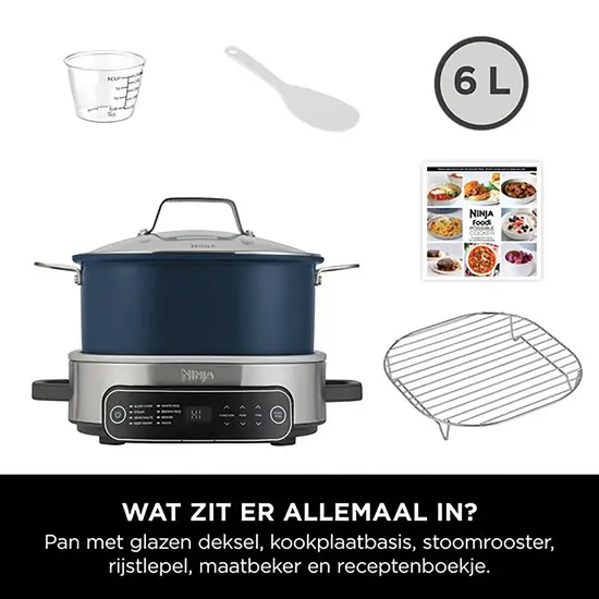 Ninja Ninja Foodi PossibleCooker 8-in-1 Slowcooker en Rijstkoker  MC1101EU