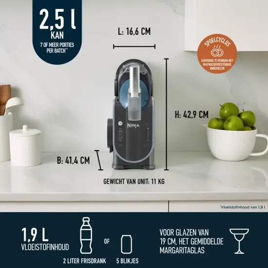 Ninja Ninja Slushi Granita & Ijsdrankjes Maker - 2.5L - FS301EU