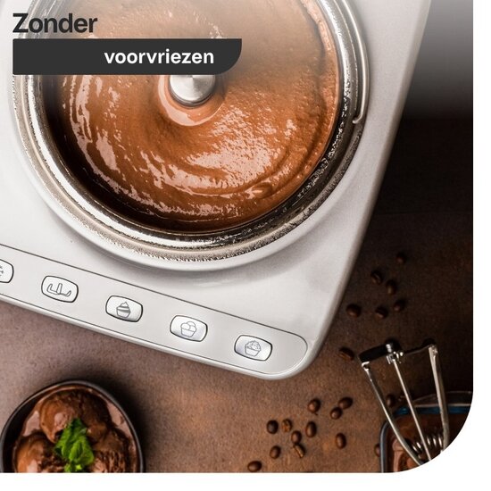 Magimix Magimix IJsmachine Gelato Expert Mat Chroom