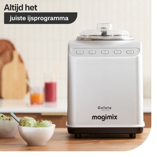 Magimix Magimix IJsmachine Gelato Expert Mat Chroom
