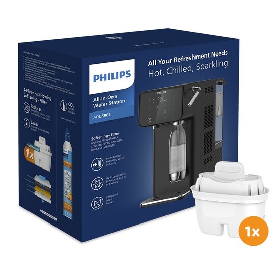 Philips Philips Alles-in-één-Waterstation ADD5962BK
