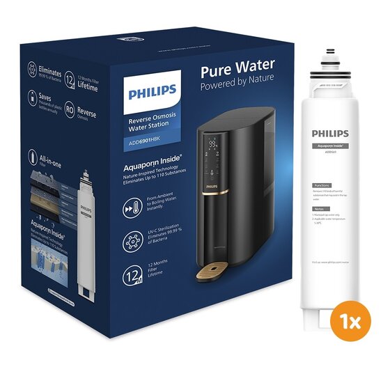 Philips Philips Reverse Osmosis Waterstation (filtert PFAS) ADD6901HBK01
