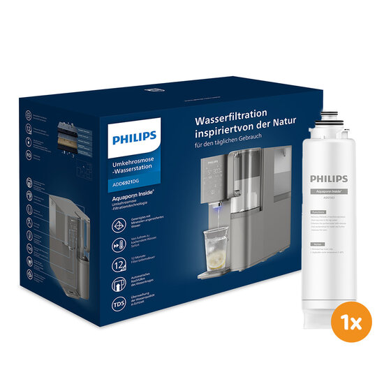 Philips Philips Reverse Osmosis Waterstation Heet + Koud (filtert PFAS) ADD6921DG
