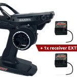 Sanwa Sanwa M17 Radio + 2x RX-493i Receiver & Preinstalled Battery + Tuning Aluminum Complete Set