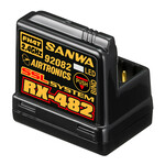 Sanwa Sanwa RX-482 (2.4GHz, 4-Channel, FHSS-4, SSL) Telemetry Receiver w/Internal Antenna