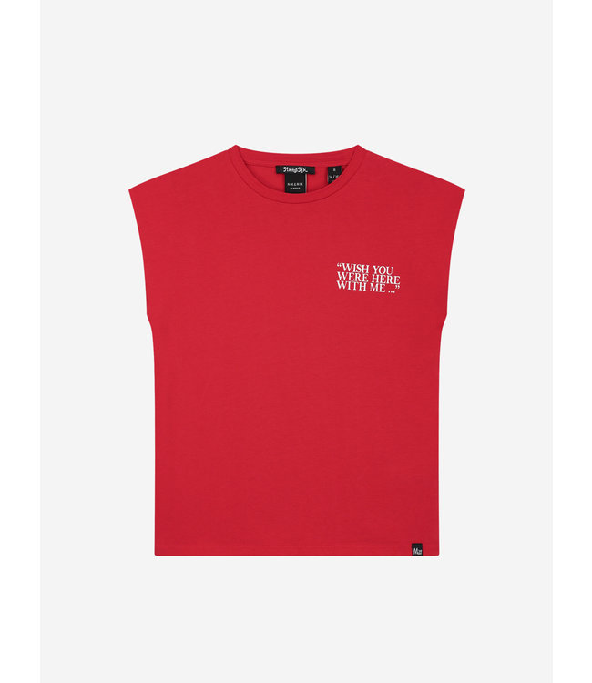 Nik Nik T shirt Wish you red Kinderkleding Kamelie