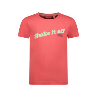 Tygo & Vito OUTLET Tygo & Vito GIRLS : T-shirt Shake it off (Catchy coral)