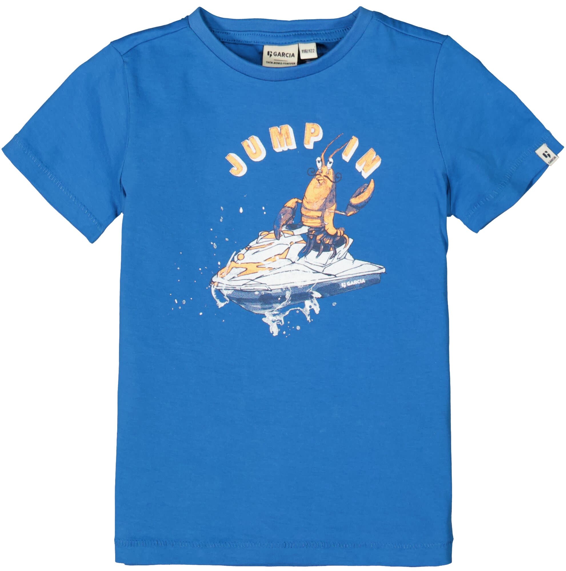 op gang brengen opleggen traagheid Garcia : T-shirt Jump (Deep water) - Kinderkleding Kamelie
