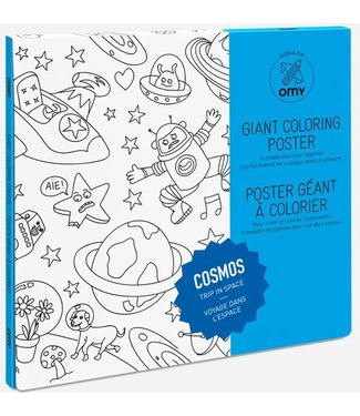 OMY OMY : Kleurposter - COSMOS