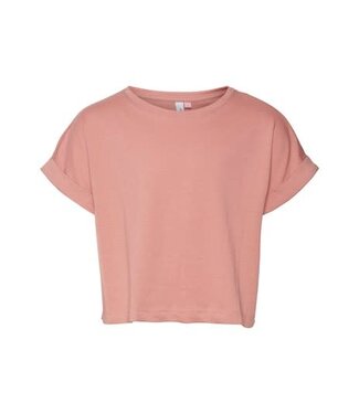 Name it FW Vero Moda : Cropped T-shirt Paula (Ash rose)