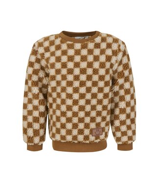 Mini Rebels OUTLET Mini rebels : Teddy sweater Brecht (Cognac)