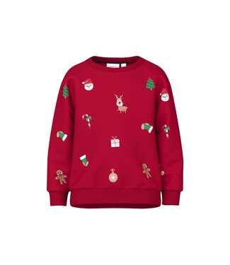 Name it OUTLET Name it : Sweater Kerstmis Rimax (Jester red)