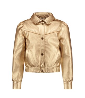 Like Flo SS Like Flo : Leather puffy jacket (Gold)