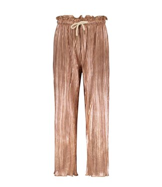 Like Flo SS Like Flo : Metallic crêpe plissé pants (Rose lurex)