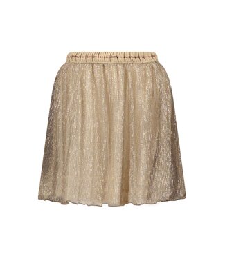 Like Flo SS Like Flo : Metallic plissé skirt (Gold)