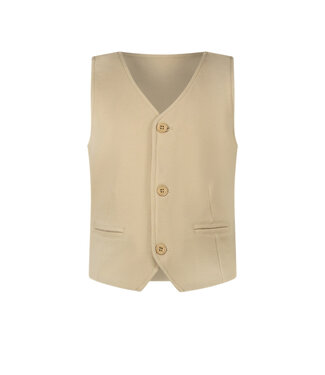 Le chic garçon SS Garçon : Gilet Artie (Light sand)