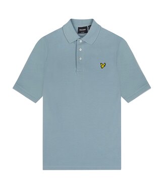 Lyle & Scott SS Lyle & Scott : Plain polo (Slate blue)