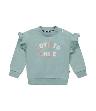 Dirkje SS Dirkje : Sweater Smile (Smokey aqua)