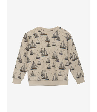 En-fant SS En-Fant :  Sweater  Zeilboot (Eggnog)