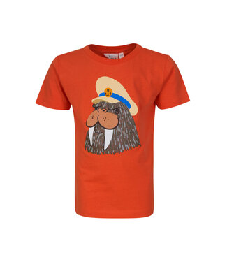 Mini Rebels SS Mini rebels : T-shirt Rob (Bright orange)