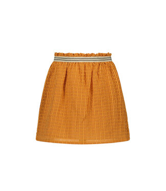 Like Flo SS Like Flo : Fancy check skirt (Apricot)