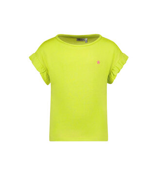 Like Flo SS Like Flo : Metallic jersey T-shirt (Lime)