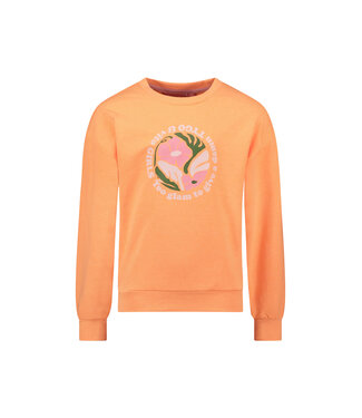 Tygo & Vito SS Tygo & Vito GIRLS : Sweater Noé (Neon coral)