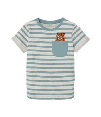 Name it SS Name it MINI : T-shirt Dow (Mineral blue)