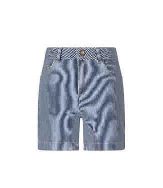 Like Flo SS Like Flo BOYS : Gestreepte jeansshort (Ink stripe)