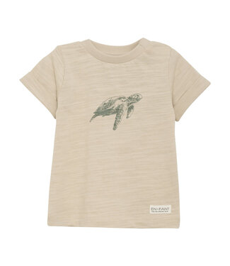 En-fant SS En-Fant BABY : T-shirt Schildpad (Taupe)