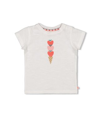 Feetje SS Feetje : T-shirt Berry nice (White)