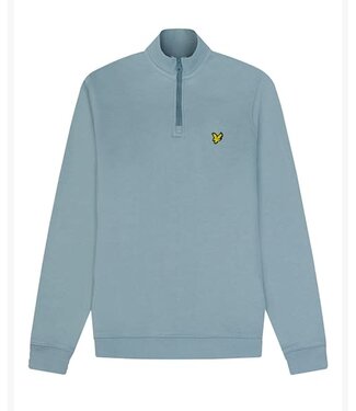 Lyle & Scott SS Lyle & Scott : Quarter zip pullover (Slate blue)